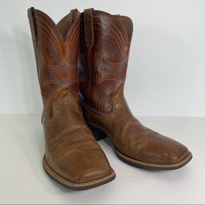 Ariat Sport Wide Square Toe Cowboy Boots